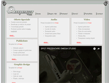 Tablet Screenshot of omegastudio.ro
